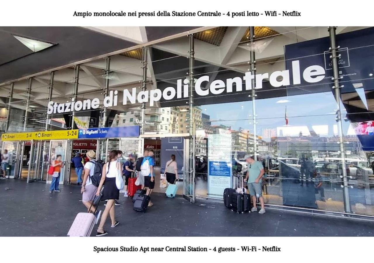 Metro Garibaldi - Loft Con Wifi E 4 Posti Letto Presso La Stazione Centrale Di Napoli Luaran gambar
